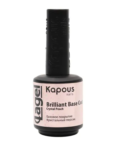 2912 Базовое покрытие Кристальный персик «Вrilliant Base Coat Crystal Peach», 15 мл